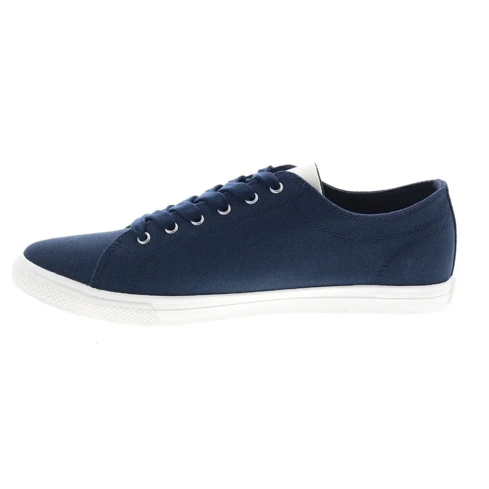 Original Penguin Petey Stripe Lace Up Mens Blue Lifestyle Sneakers Shoes NEW 8M